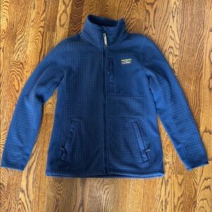 L.L. Bean Navy Full-Zip Fleece Jacket